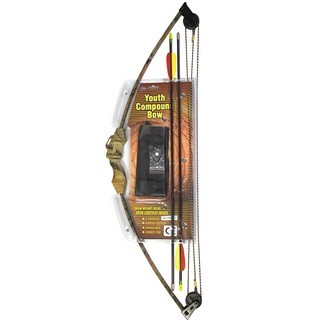 10LBS Youth Compound Bow kit (Camo)